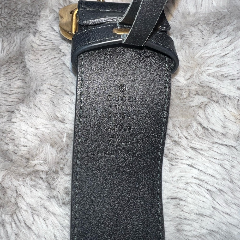 Gucci Leather belt with Double G buckle - Picture 6 of 7
